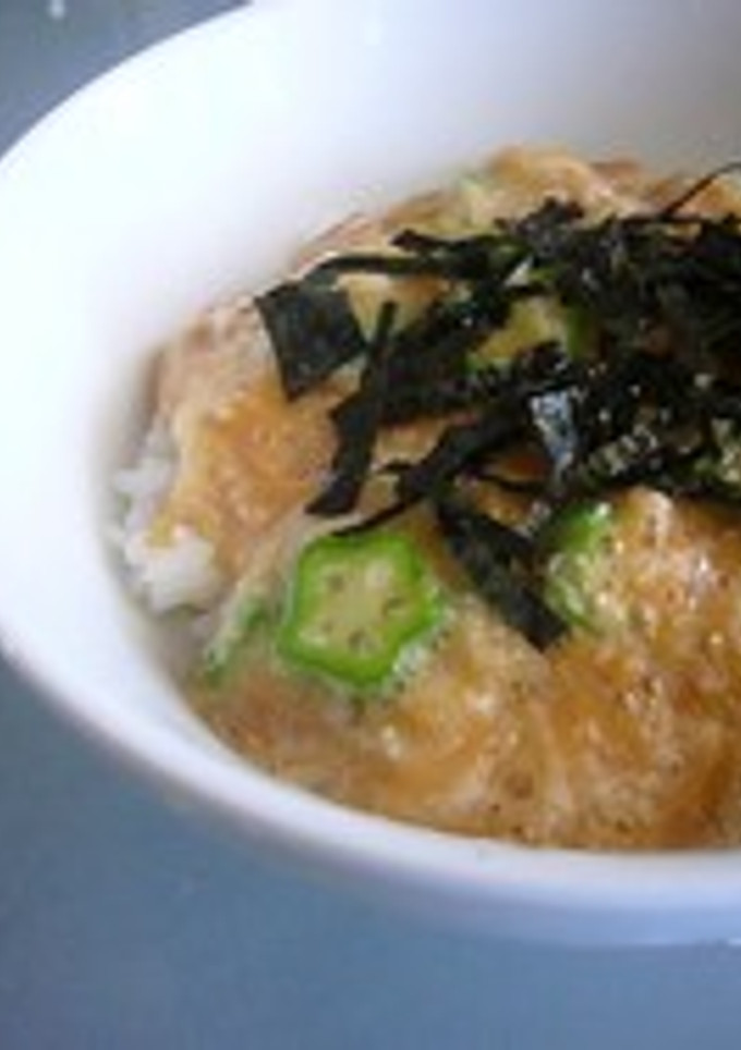 なめたけのとろとろご飯-レシピのメイン写真