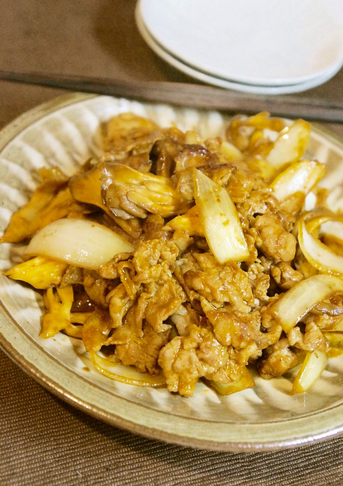 舞茸と豚こまのオイスター味噌炒め-レシピのメイン写真