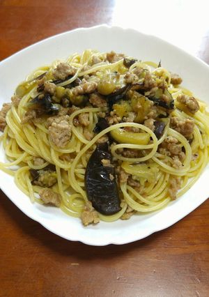 ☆なすと豚ひき肉のパスタ☆-レシピのメイン写真