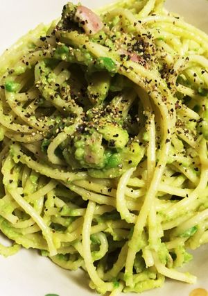 アボガドのクリームパスタ(話題レシピ)-レシピのメイン写真