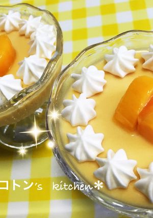 ♡マンゴープリン♡-レシピのメイン写真