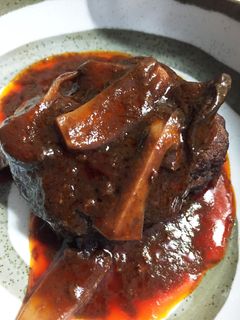 ハンバーグ用 赤ワイン煮込み-レシピのメイン写真