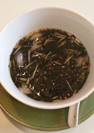 海苔とキュウリのさっぱりスープ-レシピのメイン写真