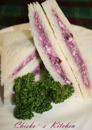♡カシスクリームチーズサンド♡-レシピのメイン写真