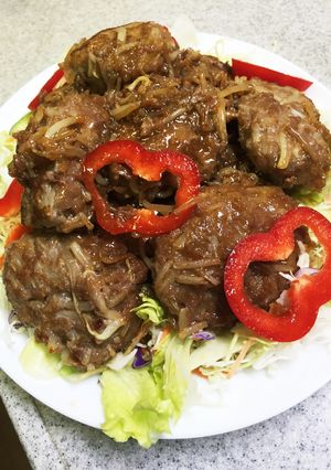 ◆簡単もやしハンバーグの照り焼き◆-レシピのメイン写真