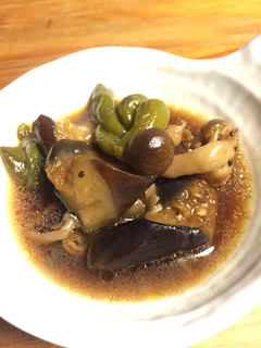 ナスとピーマンの醤油煮-レシピのメイン写真