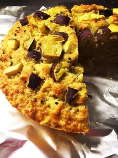 混ぜて焼くだけHMサツマイモケーキ-レシピのメイン写真
