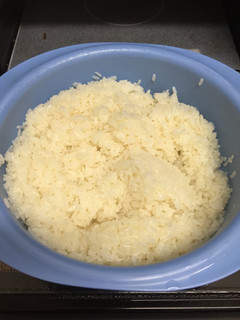 レンジでもち米を炊く(お赤飯)(お萩)-レシピのメイン写真