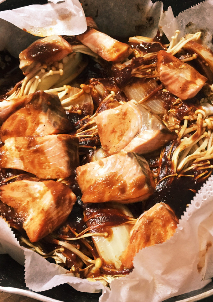 鮭とたっぷり野菜の味噌焼き-レシピのメイン写真