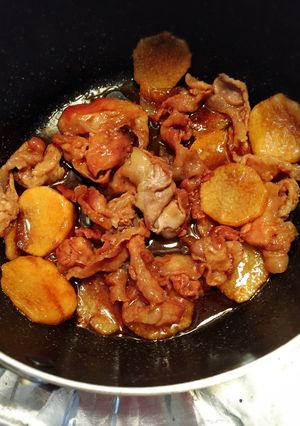 簡単絶対旨い！長芋豚肉甘照り焼-レシピのメイン写真
