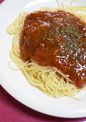 市販のミートソースを美味しく☆-レシピのメイン写真