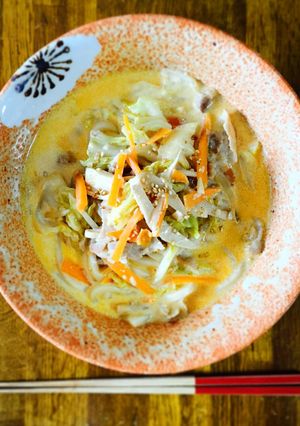 簡単♪豚肉とキャベツのピリ辛コク旨うどん-レシピのメイン写真