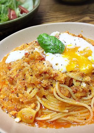 お店の味！☆カニのトマトクリームパスタ☆-レシピのメイン写真
