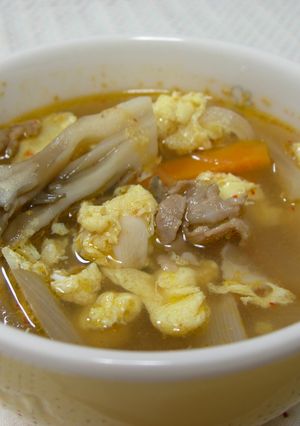 キムチ風味のピリ辛うまコクスープ☆-レシピのメイン写真