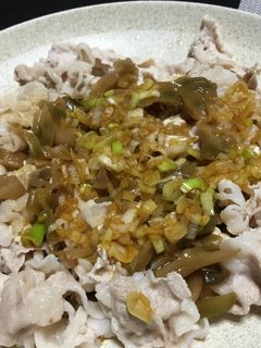 温しゃぶザーサイ香味添え-レシピのメイン写真