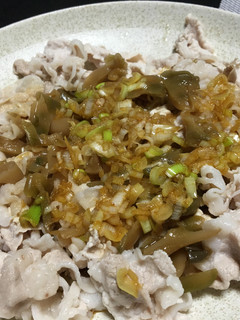 温しゃぶザーサイ香味添え-レシピのメイン写真