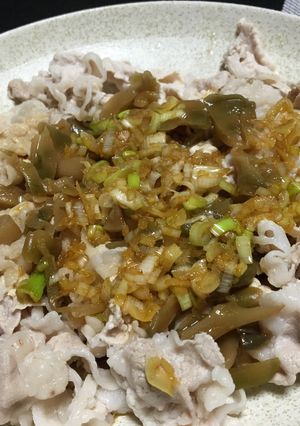 温しゃぶザーサイ香味添え-レシピのメイン写真
