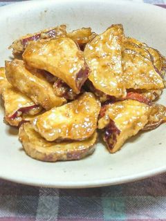 簡単♪さつまいも天ぷらの甘辛煮♪-レシピのメイン写真