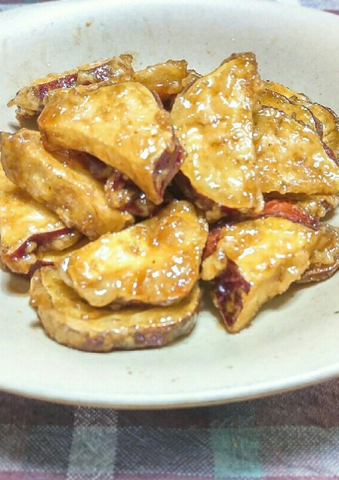 簡単♪さつまいも天ぷらの甘辛煮♪-レシピのメイン写真