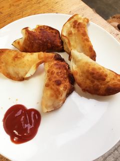 餃子の皮で☆サモサ風揚げ餃子-レシピのメイン写真