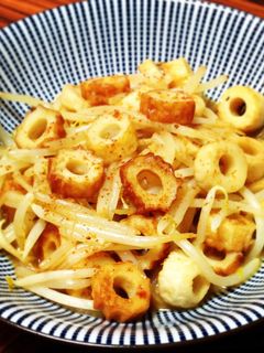味ぽん もやしとちくわ マヨネーズ炒め-レシピのメイン写真