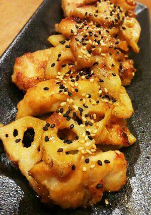 簡単常備菜☆鶏胸肉れんこん甘酢炒め-レシピのメイン写真