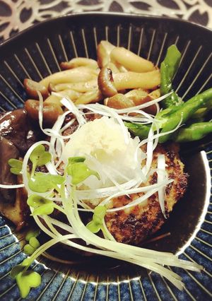 ☆鶏肉豆腐バーグ☆簡単ポン酢照り焼きタレ-レシピのメイン写真