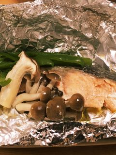 簡単!秋鮭のホイル焼き♪-レシピのメイン写真