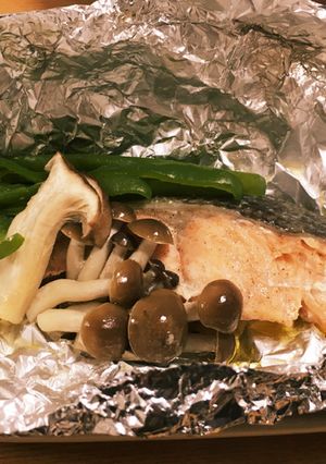 簡単！秋鮭のホイル焼き♪-レシピのメイン写真
