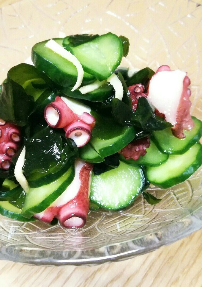 我が家の定番☆タコときゅうりの酢の物-レシピのメイン写真