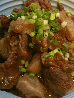牛すじと蒟蒻の甘辛煮込み-レシピのメイン写真
