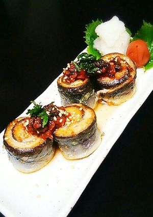 秋刀魚の梅香味焼き-レシピのメイン写真
