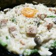 15分で♪カルボナーラ風リゾット✨