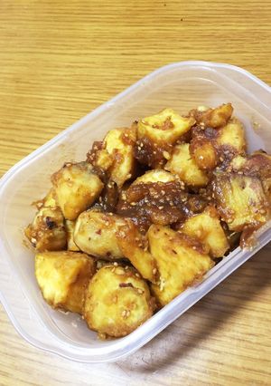 さつまいも醤油炒め煮-レシピのメイン写真