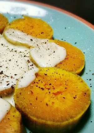 材料2つ!簡単、美味しい、かぼチー☆-レシピのメイン写真