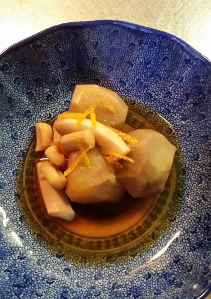 里芋とイカの簡単煮-レシピのメイン写真