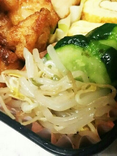 我が家のお弁当☆簡単♪モヤシのナムル-レシピのメイン写真