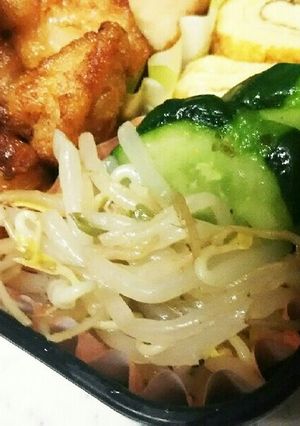 我が家のお弁当☆簡単♪モヤシのナムル-レシピのメイン写真
