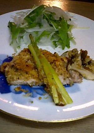 オーブンで簡単！鶏肉のにんにくパン粉焼き-レシピのメイン写真