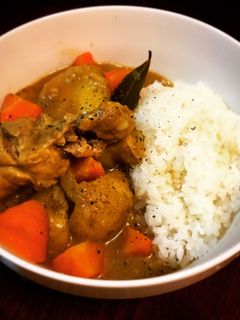 うちのチキンカレーライス(・ω・)その①-レシピのメイン写真