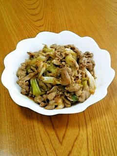豚肉とねぎの甘酢醤油炒め♥-レシピのメイン写真