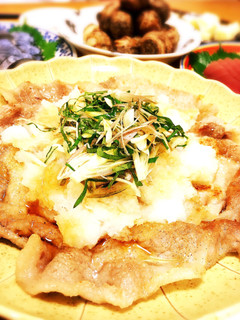 絶品♡豚ロース肉deやわらかいポン酢掛け-レシピのメイン写真