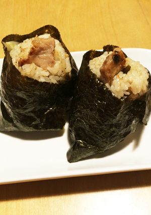 天むす風トンこぶおにぎり-レシピのメイン写真