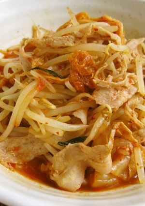 レンジで簡単☆ポン酢で豚キムチ-レシピのメイン写真