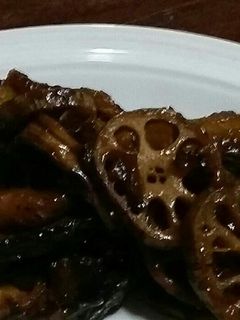 南瓜、蓮根、茄子の甘酢炒め-レシピのメイン写真