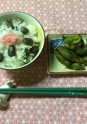 【京都丹波】ちょっと贅沢！和知黒枝豆ご飯-レシピのメイン写真
