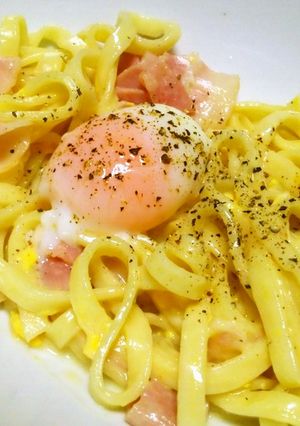 マリームで？！生クリームなしカルボナーラ-レシピのメイン写真