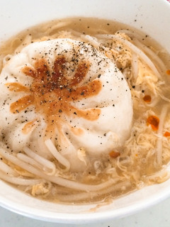 肉まんスープ(肉まんアレンジ)-レシピのメイン写真