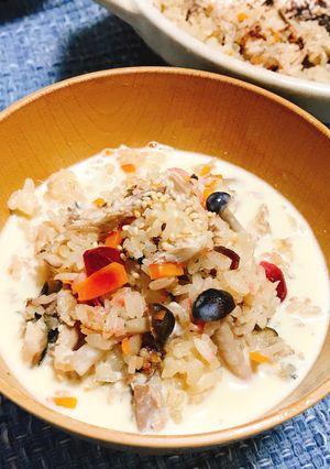 さんまの炊き込みご飯おじや風-レシピのメイン写真
