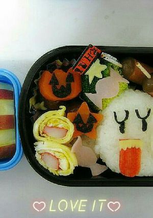 ハロウィン♥おばけテレサ♥キャラ弁-レシピのメイン写真